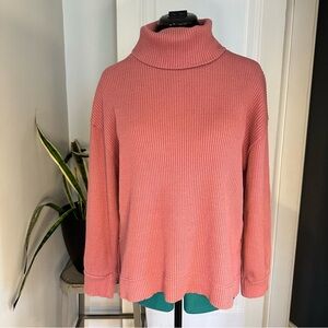 GAP Pink mauve Turtleneck knit xs